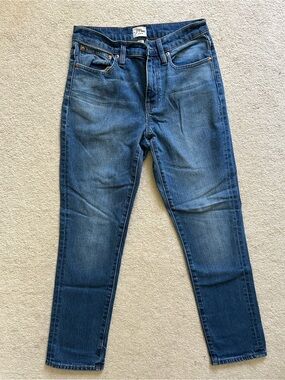 J. Crew Boyfriend Jeans in Dark Blue Wash